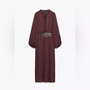 Zara Belted Maxi Dress